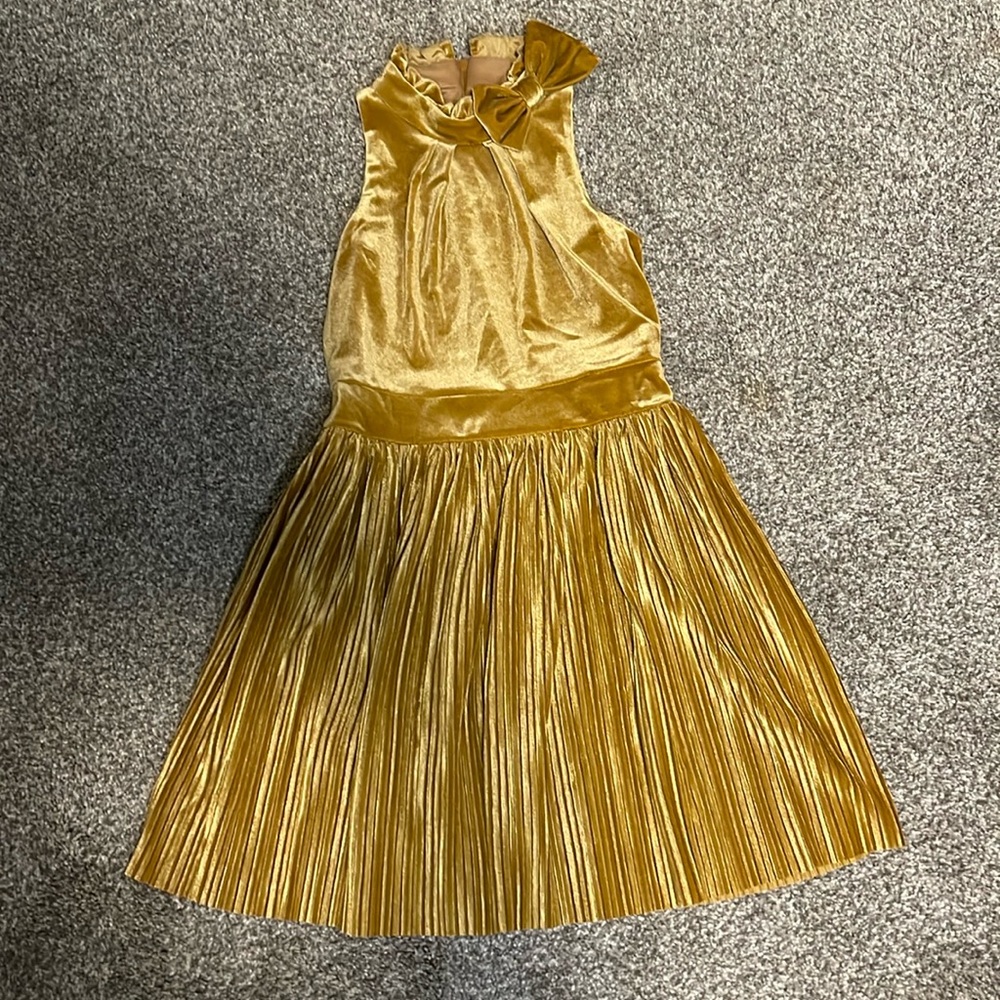 GB Girls gold dress